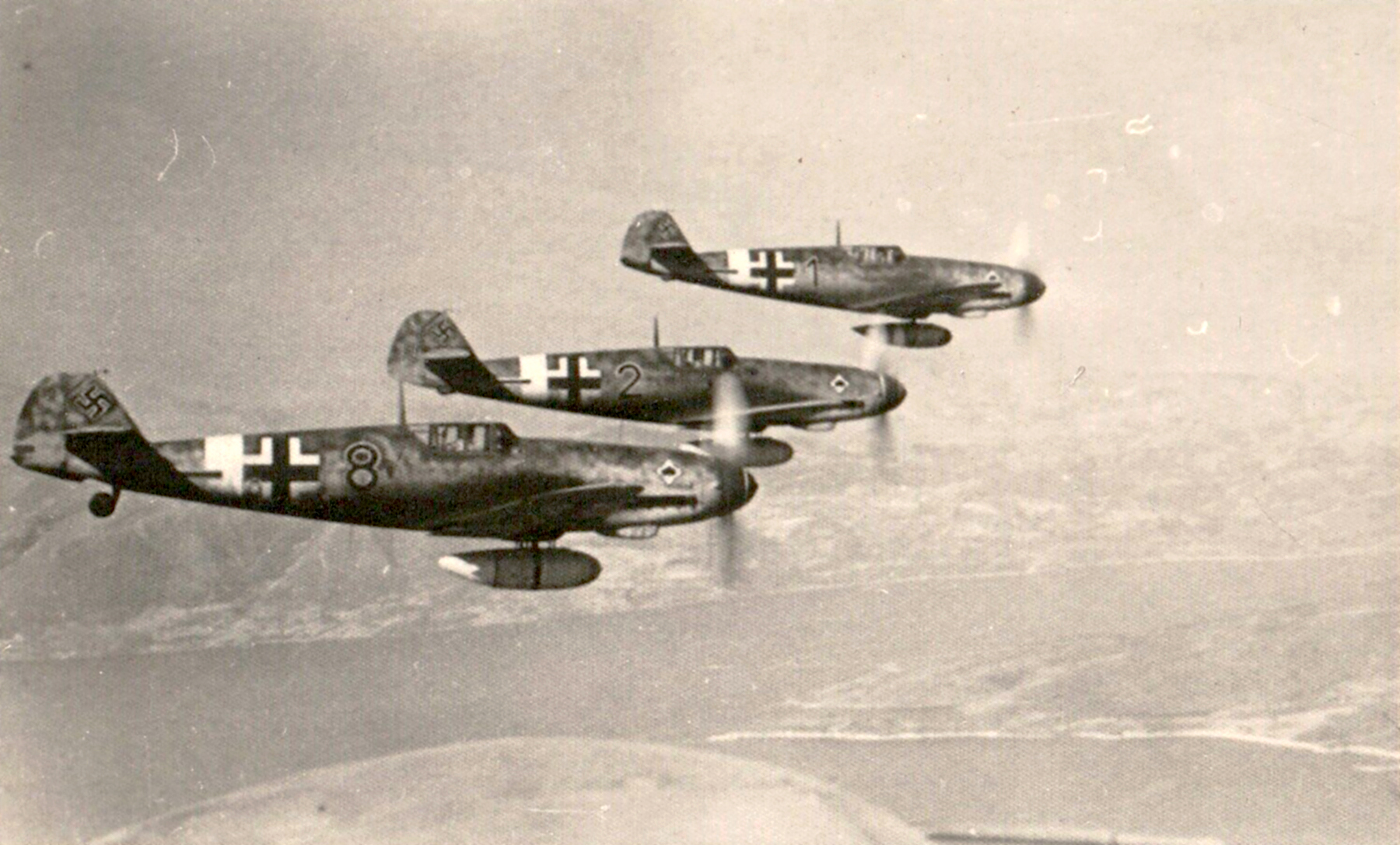 Messerschmitt Bf 109 formation