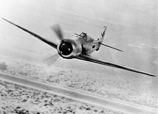 Fw 190 over the Libyan desert