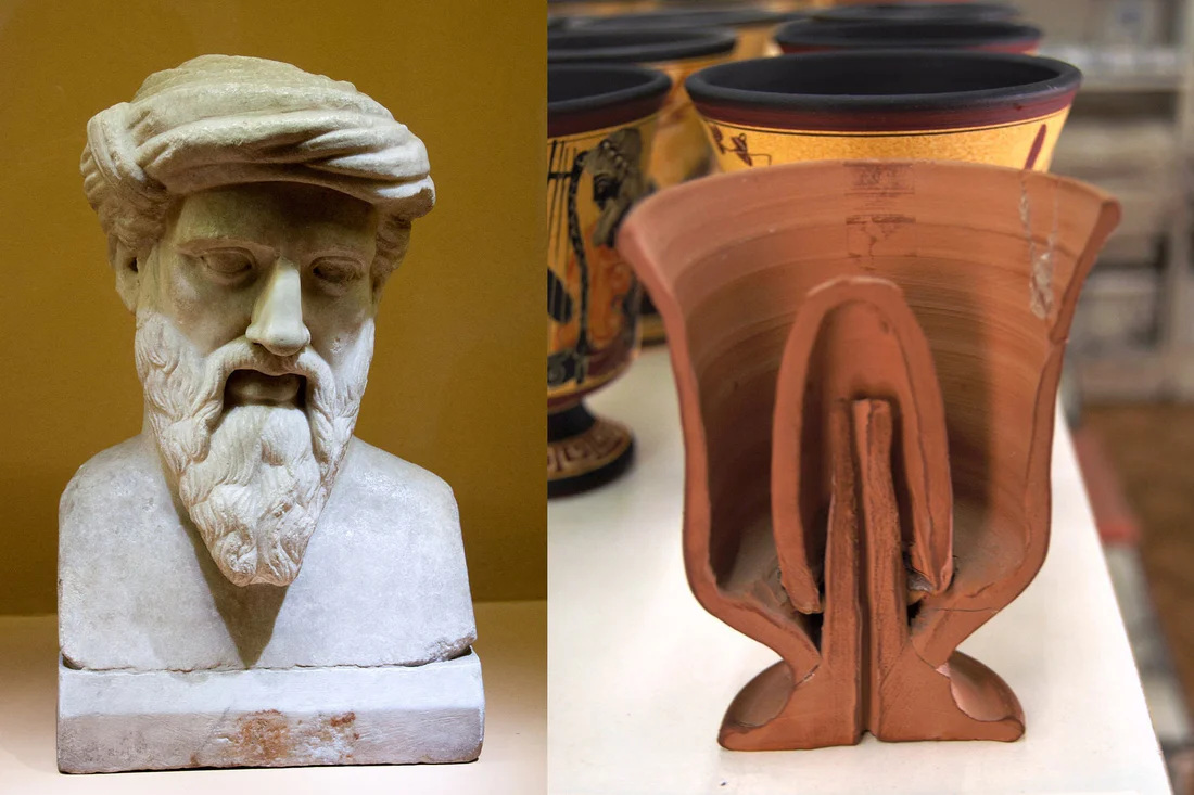 Pythagoras Invented a Special Cup to Prank – and Punish – Greedy Wine Drinkers