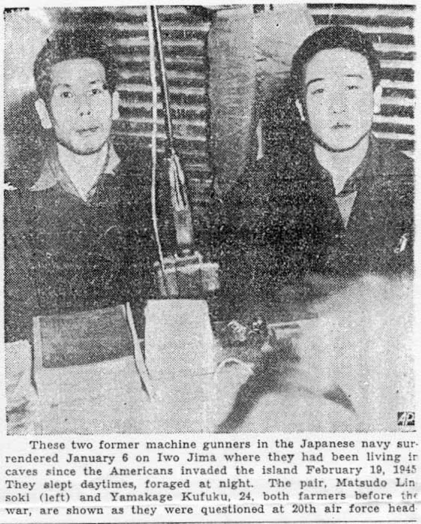 Holdouts: The Japanese Privates Who Hid In Iwo Jima’s Tunnels for Years After WWII Ended