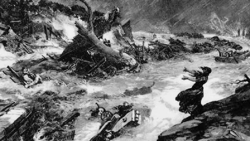 The Johnstown Flood – Thousands Perished When A Dam Collapsed After Gilded Age Tycoons Modified it for their Private Resort