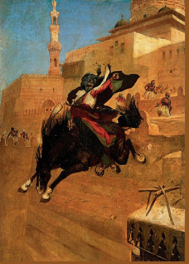 Mamluk jumping from Cairo Citadel