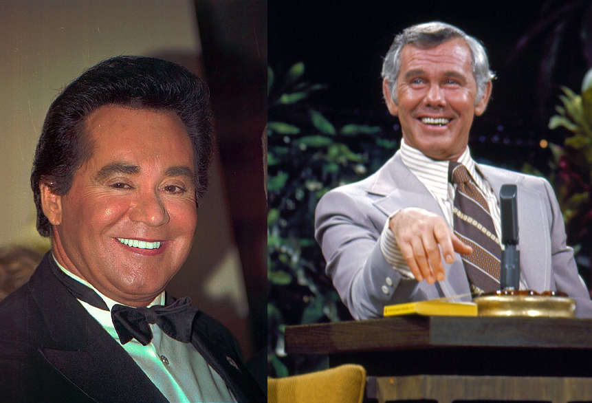 Wayne Newton and Johnny Carson
