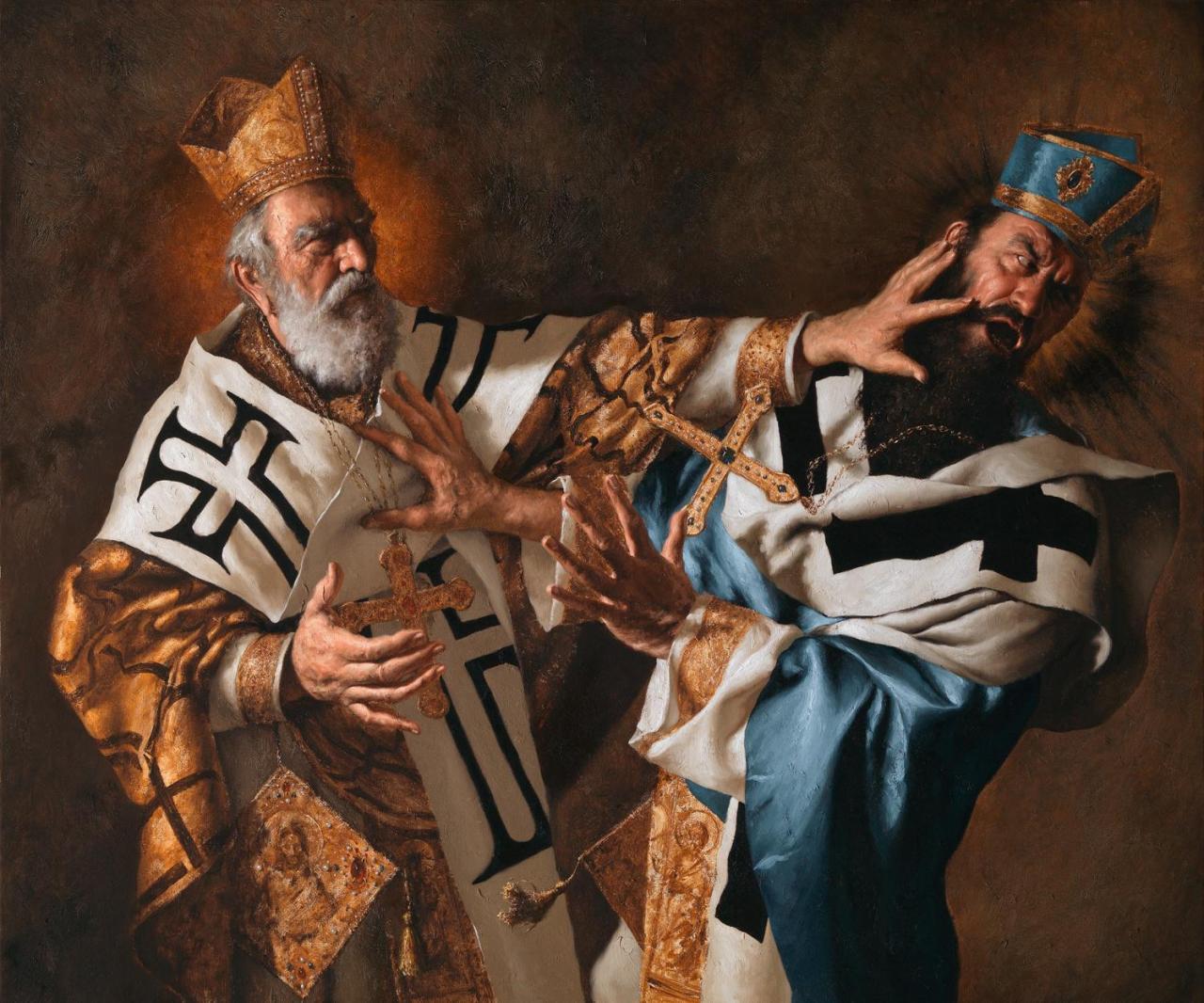 When Santa Beat Up a Priest: The Not So Nice Side of Saint Nick