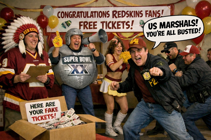 Operation Flagship: The Sting that Captured 101 Fugitives With the Promise of Free Redskins Tickets