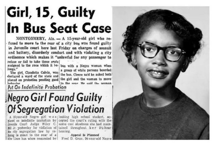 Before Rosa Parks, there was Claudette Colvin: The Teenager Who Defied Segregation