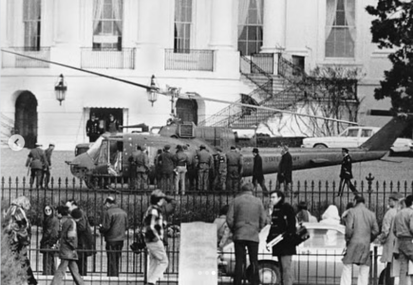 The 1974 White House Helicopter Incident: When a Disturbed Army Private Landed a Stolen Huey on the White House Lawn